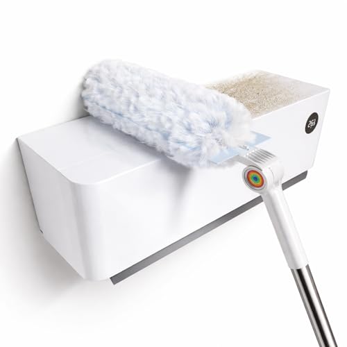 Tête de loup rotative 180 et balai poussière microfibre lavable