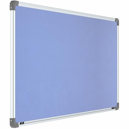 Image of Scholar Art Metis 2x4 Feet Fabric Pin Up Board for Study Table & Kids Room | Vibrant & Versatile Crape Cloth + High Density Soft Board for Pinning Photos, Sticky Notes & Reminders (Purple)
