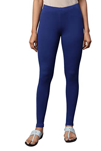 Image of Aurelia Blue Cotton Lycra Tights