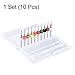 uxcell PCB Drill Bits 0.3mm-1.2mm Tungsten Carbide Rotary Tool Jewelry CNC Engraving Print Circuit Board Micro Drill Bits 1/8 Inch Shank 1 Set (10 Pcs)
