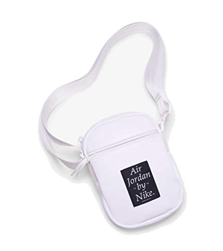 Nike Air Jordan X Bolso bandolera, Blanco, Talla única