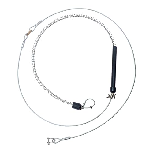 1100mmくくりワイヤー 110cmくくり罠 12cm-20cm踏み板対応 1.5mm*14.5mm*110cmスプリング 110cm 足わな くくりわな ステンレス パイプ より戻し くくり金具 ストッパー セット トラップ 長い イノシシ シカ 鹿用