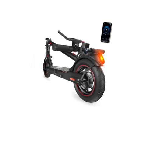 Image of Electric Scooter - Electric Scooter Adults, 1000W /500W Motor, 25 /21 /18 MPH, 10'' /8.5'' Tires, 28 /23 /21 Miles, APP Control, Dual Brake, Long Range Electric Scooter for Gift