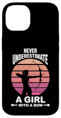 Never Underestimate Girl With A Bow �A�[�`�F���[���D�Ƃ̖��� �X�}�z�P�[�X iPhone 14 �p