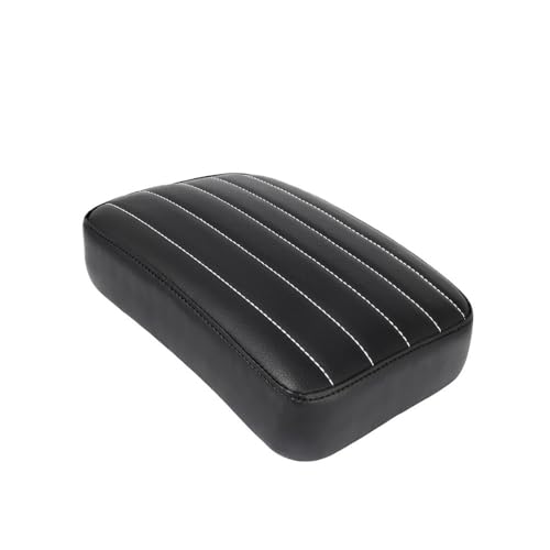 Asiento trasero rectangular de 8 ventosas para moto Custom y Touring