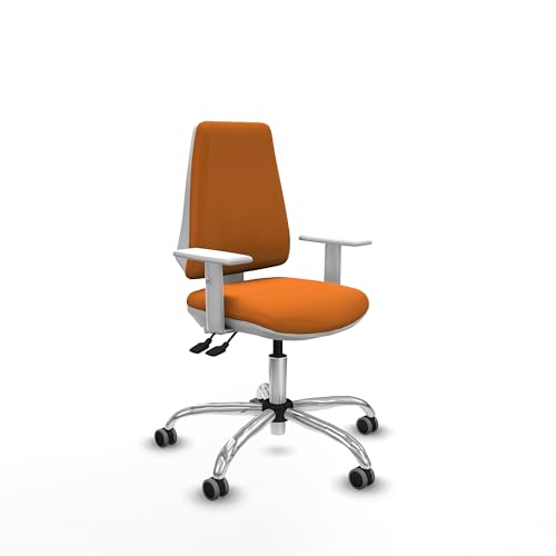 Piqueras y Crespo Silla de Oficina Elche con Mecanismo asincro, Ideal para teletrabajo hasta 120 Kilos, Mejor Silla de Escritorio Calidad Precio y certificados