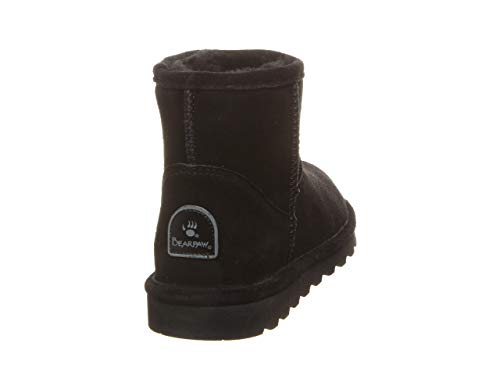 Bearpaw Women's Alyssa Black Size 8 | Women's Ankle Boot | Women's Slip On Boot | Comfortable Winter Boot #TOP5
