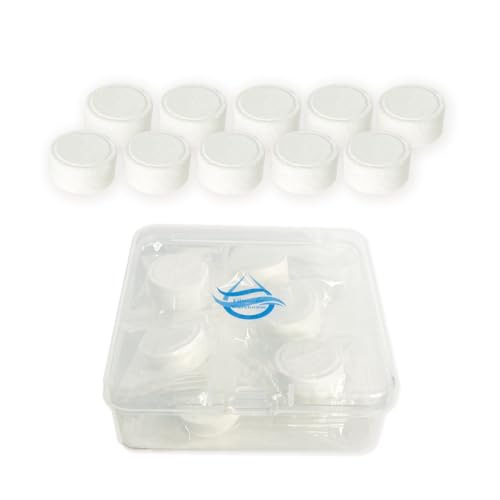 Almohadillas de repuesto – Paquete de 10 – para detectores mecánicos de fugas/válvulas de parada de agua – para sistemas de ósmosis inversa debajo del fregadero y filtración de agua de 17 a 19 mm