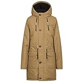 Wasserabweisend derbe Hamburg Friese Festholm Frauen Wintermantel braun/schwarz M