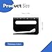 3-Pack Letter Openers with Ruler & Magnifier - Envelope & Package Slitter Tool, Safe Paper Cutter for Mails, Envelopes, Packages