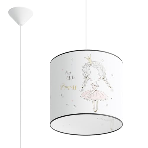 SOLLUX lighting - Suspension Luminaire PRINCESS - Luminaire Décoratif - Lampe LED - Faible Consommation Énergétique - E27, 1x max 15W LED, ~230V, 50Hz, IP20...