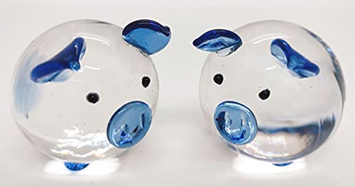 ChenXi Shop Coppia di maiali in cristallo di vetro...