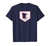 Vintage MPLS STP Minnesota Baseball Home Plate T-Shirt