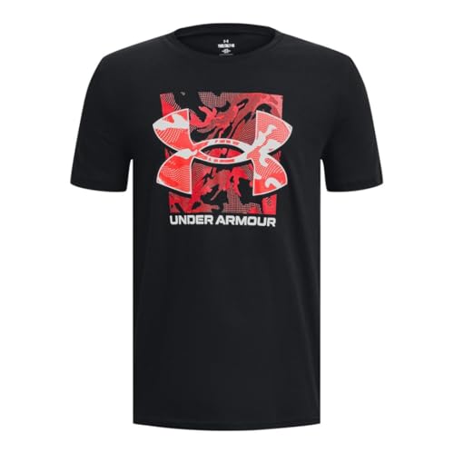 Under Armour Boys' Box Logo Camo Short Sleeve T Shirt