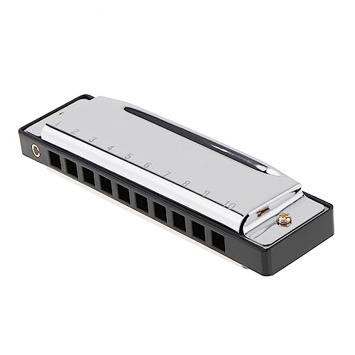 PacuM Harmonica par clé d’instrument 10 trous 20 tons Harmonica C Tone 8K Orgue à bouche en titane avec étui for débutant Harmonica - Les Beatles, Paul McCartney, John Lennon, RIngo Starr, George Harrison PacuM Harmonica par clé d'instrument 10 trous 20 tons Harmonica C Tone 8K Orgue à bouche en titane avec étui for débutant Harmonica – Image 3