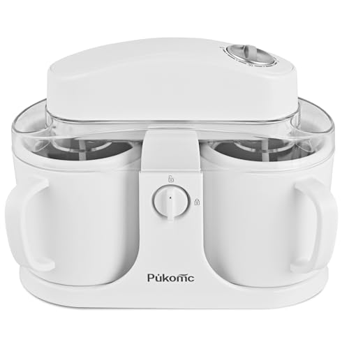 Pukomc Dual Bowl Ice Cream Maker