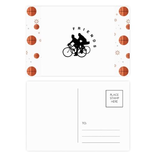 Lot de 20 cartes postales de basket-ball Friends Bicycle