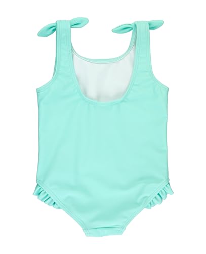 Image of RuffleButts Girls UPF50+ Sun Protection Tie Shoulder /Cross Back One Piece Swimsuit