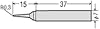 Goot PX-2RT-SB Replacement Soldering Iron Tip, Type SB for PX-201, PX-335/338/342, SVS-800AS/580AS, Made in Japan