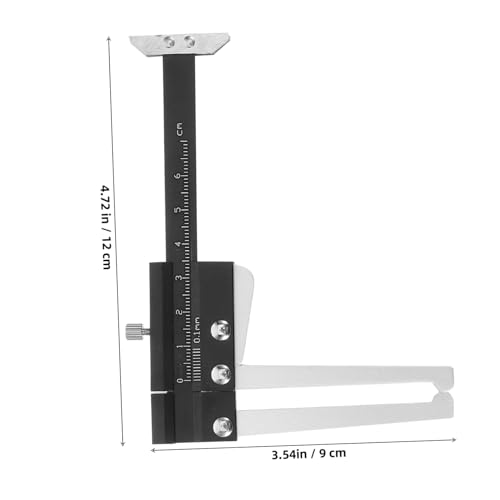 Herramienta medidora de grosor de pastillas de freno MAGICLULU, duradera, para discos de freno, herramienta versátil para medición precisa de grosor, fácil de usar, calibre automotriz para rendimiento óptimo miniatura 2