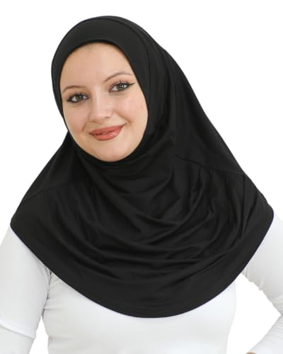 Prien Plain Ready To Wear Hijab for Women, Muslim Instant Turbans, Soft Jersey Scarf, Islamic Clothes, Long Hijabs, Abaya3
