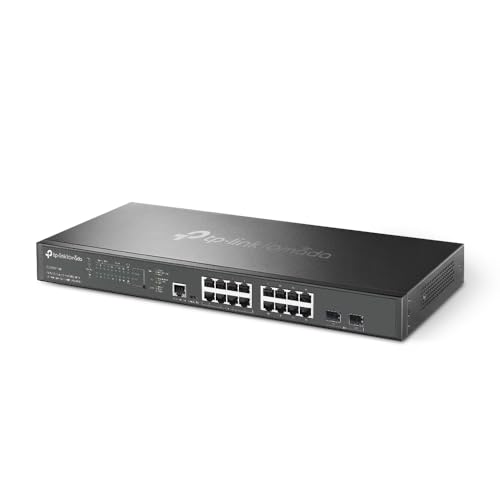 Image of TP-Link Omada SG3218XP-M2 | 16 Port Multi-Gig 2.5G PoE Switch, 2x10GE SFP+ Port, 8 PoE+ Port@240W | L2+ Smart Managed | Support Omada SDN | Static Routing, IGMP Snooping, Abundant Security Features