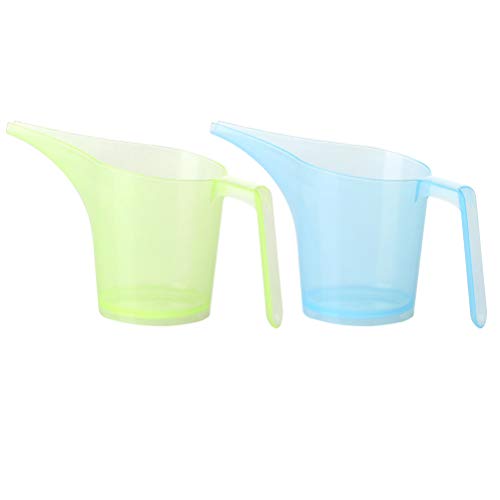 2pcs Cup Measuring Funnel Pitcher with Scale Candy Color Kitchen Measuring Cup for Liquids Sauces Batters Long Mouth Design Precision