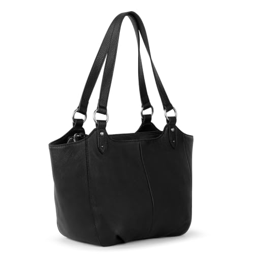 Image of The Sak Bolinas Leather Satchel - Spacious Shoulder Bag with Zip Closure