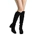 DREAM PAIRS Women's Knee High Stretchy Fashion Boots,Size 7.5,Black,JENNIFER-3