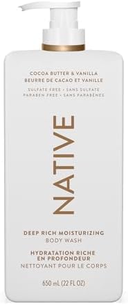 Native Moisturizing Body Wash Cocoa Butter & Vanilla, 650 mL
