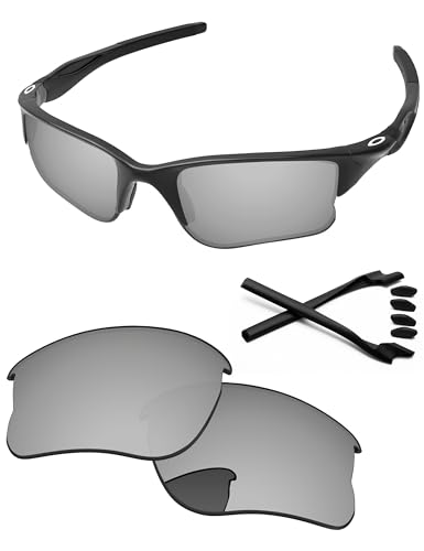 Image of Replacement Lenses & Rubber Kits for Oakley Half Jacket 2.0 XL OO9154 62mm - Precise Fit, UV Block, Impact Resistant