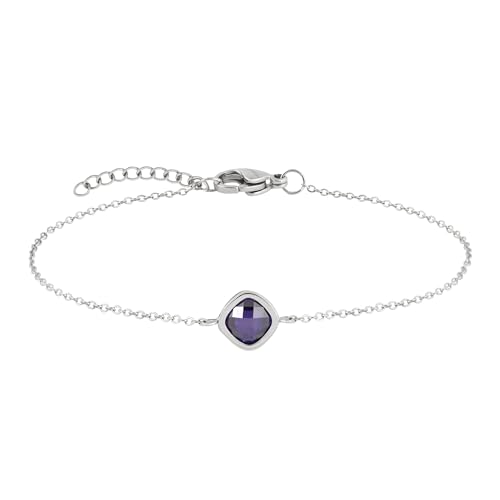 Bracelet Tamaris acier inoxydable poli argenté : bijou tendance résistant à l'eau