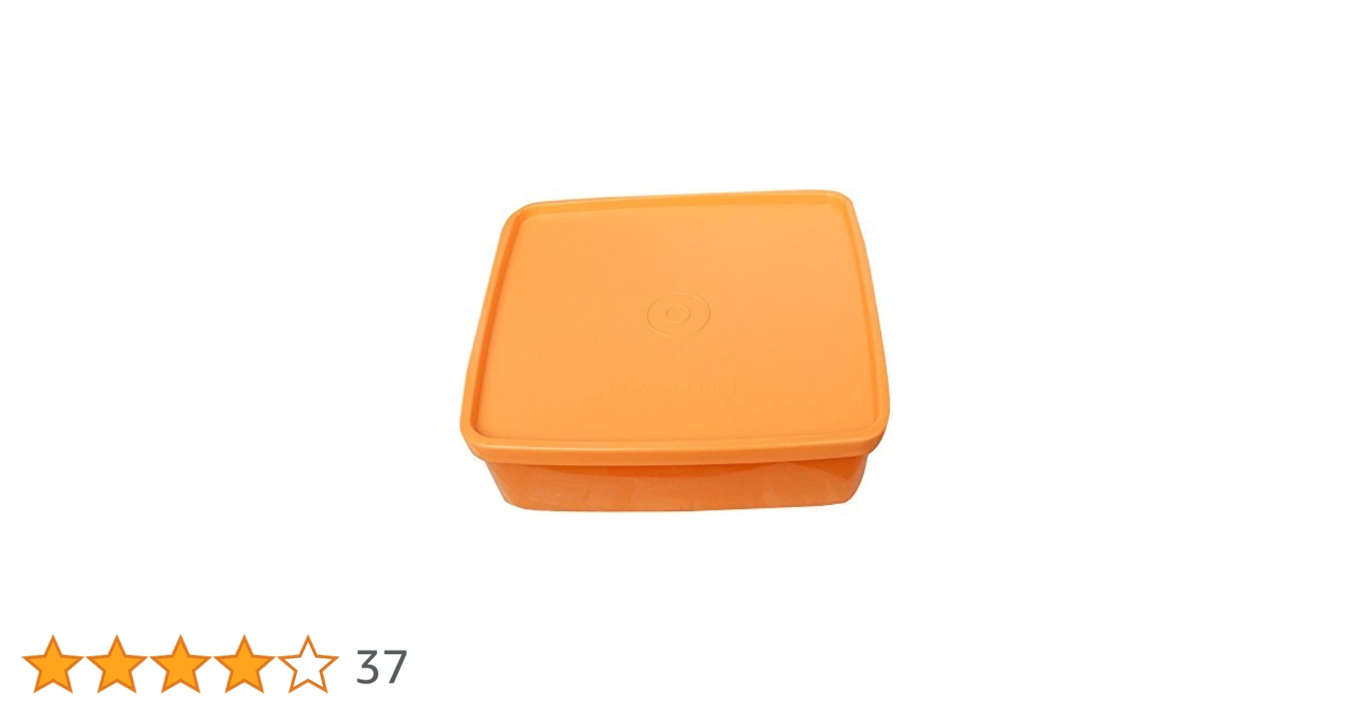 Amazon｜Tupperware スクエアアウェイコンテナセット 13.8cm 2個