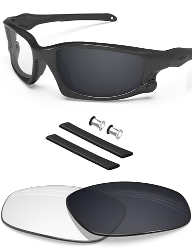 Image of BLAZERBUCK Polarized Replacement Lenses&Sock Kit for Oakley Split Jacket OO9099 Sunglass