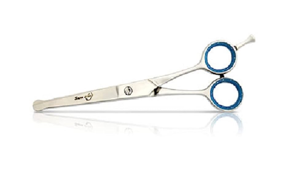 Dog Grooming Scissors Kit Professional 4cr Safety Round Tip 5 In 1 Titanium Scissors For Precise Trimming And Styling G 601099516472853