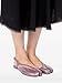 WFGJWR Tabi Slingback Flats for Women Square Split Toe Flat Sandals Ankle Strap Fashion Dress Comfortable Slip On Mules Purple US9.5