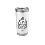 SNL Live From New York It’s Saturday Night! NYC Skyline Stainless Steel Insulated Tumbler