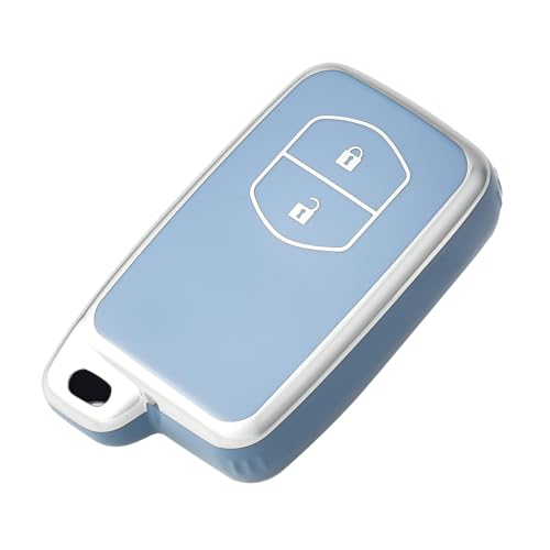TOYOTA アクア ヴィッツ カローラ プリウス 専用設計 高級 TPU スマートキー ケース キー カバー スタイリッシュ 汚れ 滑り 傷 防止 トヨタ2ボタン