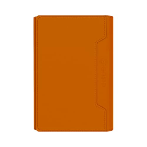 Image of GRIPP Mag Pocket Wallet Card Holder Compatible with Mag-Safe for iPhone 17 /16 /15 /14 /13 /12 Series & All Mag-Safe Phone Cases, Premium Leather, Strong Magnetic Alignment - Orange