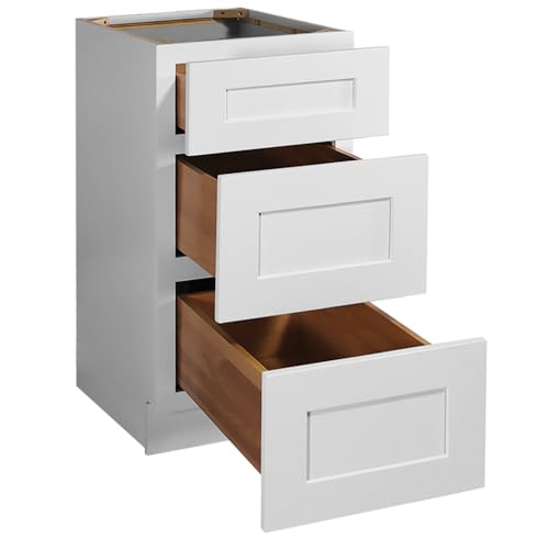 Image of Design House Brookings Kitchen Drawer Cabinet, 18 inch, White