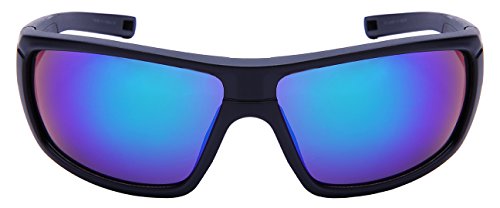 Bold Sports Wrap Sunglasses w/Color Mirror Lens 570097-REV2