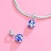 BIZK 925 Sterling Silver Charms For Women Bracelets and Necklaces Charm Fashion Jewelry for Lover Mother and Friend (The Earth)