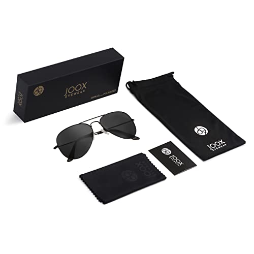 Image of Joox Aviator Sunglasses for Men Women,Polarized UV 400 Protection Lens with Metal Pilot Frame Unisex