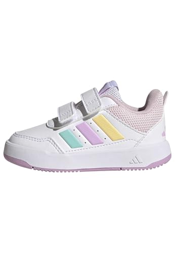 adidas Unisex bebé TENSAUR Sport 3.0 Shoes Infants, FTWR White/Semi Flash Aqua/Bliss Lilac, 24 EU