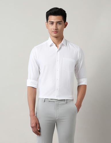 Image of Arrow Slim Fit Mens Formal Shirt - 100% Cotton, Breathable & Comfortable, Full Sleeves Shirts for Men