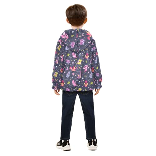 Boys' Fleece Hoody Jacket Zip Up Coat Warm Fall Winter Plush Jacket Cute Dragon Long Sleeve Outerwear4