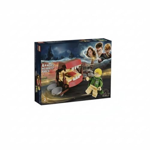 Image of Gifts -Harry Potter Wizard Magic Building Block Toy Set - 98 PCS Fantasy Flying Car Model with Mini Figure - Educational Construction Kit for Kids 6+ - Creative Gift for Boys & Girls