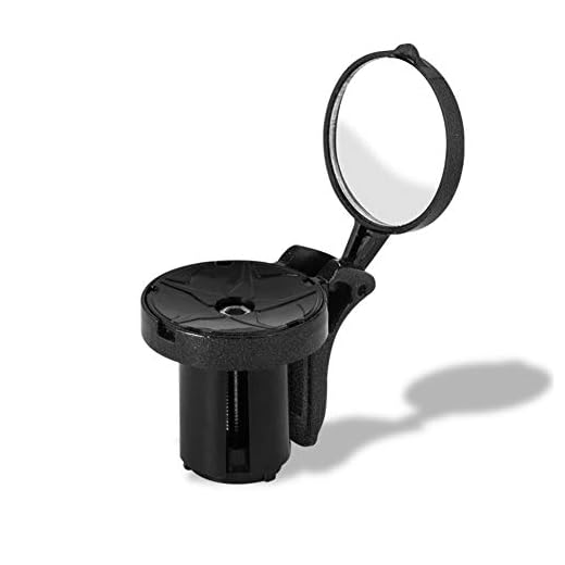 Gyratedream Bicicleta Espejo retrovisor Bicicleta Manillar Extremo Espejo MTB Manillar Lado Seguridad Espejo retrovisor Bicicleta de Carretera Ciclismo Espejos retrovisores Flexibles
