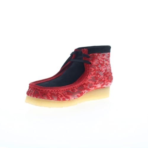 Clarks X Popcaan Originals Wallabee Boot Red Camouflage4