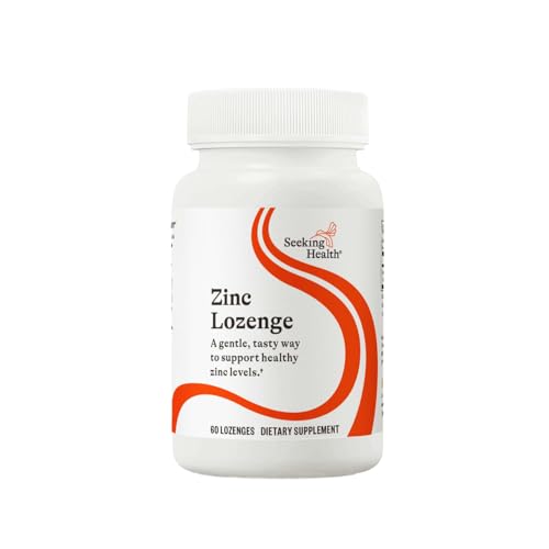 Seeking Health Zinc Lozenge- A Gentle Tasty Way to Support Healthy zinc Levels- 60 Lozenge